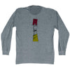 Red Card Soccer Adult Tri-Blend Long Sleeve T-shirt by Tribe Lacrosse