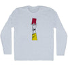 Red Card Soccer Adult Tri-Blend Long Sleeve T-shirt by Tribe Lacrosse