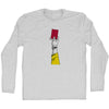 Red Card Soccer Adult Cotton Long Sleeve T-shirt by Tribe Lacrosse