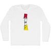 Red Card Soccer Adult Cotton Long Sleeve T-shirt by Tribe Lacrosse