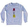 Red Card Soccer Adult Tri-Blend Sweatshirt by Tribe Lacrosse