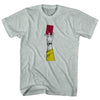 Red Card Soccer Adult Tri-Blend T-shirt by Tribe Lacrosse