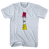 Red Card Soccer Adult Tri-Blend T-shirt by Tribe Lacrosse