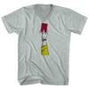 Red Card Soccer Adult Tri-Blend V-neck T-shirt by Tribe Lacrosse