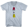 Red Card Soccer Adult Tri-Blend V-neck T-shirt by Tribe Lacrosse