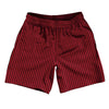 Pinstripes Athletic Running Fitness Exercise Shorts 7" Inseam Shorts Made In USA by Tribe Lacrosse
