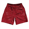 Splatter Athletic Running Fitness Exercise Shorts 7" Inseam Shorts Made In USA by Tribe Lacrosse