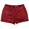 Splatter Shorty Short Gym Shorts 2.5" Inseam Made In USA by Tribe Lacrosse
