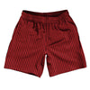 Pinstripes Athletic Running Fitness Exercise Shorts 7" Inseam Shorts Made In USA by Tribe Lacrosse