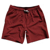 Pinstripes Swim Shorts 7" Made in USA by Tribe Lacrosse