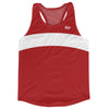 Red Dark And White Running Track Tops Made In USA by Tribe Lacrosse