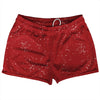 Splatter Shorty Short Gym Shorts 2.5" Inseam Made In USA by Tribe Lacrosse