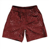 Splatter Athletic Running Fitness Exercise Shorts 7" Inseam Shorts Made In USA by Tribe Lacrosse