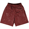 Splatter Basketball Practice Shorts Made In USA by Tribe Lacrosse