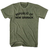 Republic of New Granada Adult Tri-Blend T-shirt by Tribe Lacrosse