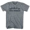 Republic of New Granada Adult Tri-Blend T-shirt by Tribe Lacrosse