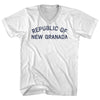 Republic of New Granada Adult Cotton V-neck T-shirt by Tribe Lacrosse