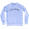 Reverse and Upside Down Custom Text Adult Tri-Blend Sweatshirt by Tribe Lacrosse