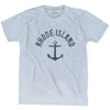 Rhode State Anchor Home Tri-Blend Adult T-shirt by Ultras