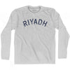 Riyadh Vintage City Adult Cotton Long Sleeve T-shirt by Ultras