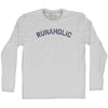 Runaholic Adult Cotton Long Sleeve T-shirt by Tribe Lacrosse