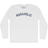 Runaholic Adult Cotton Long Sleeve T-shirt by Tribe Lacrosse
