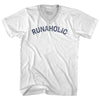 Runaholic Adult Tri-Blend V-neck T-shirt by Tribe Lacrosse