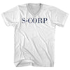 S-CORP Adult Cotton V-neck T-shirt by Tribe Lacrosse