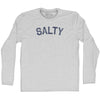 Salty Adult Cotton Long Sleeve T-shirt by Tribe Lacrosse