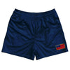 Samoa Country Heritage Flag Rugby Shorts Made In USA by Rugby Shorts