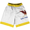 San Francisco Basketball Practice Shorts Made In USA by Tribe Lacrosse