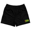 Sao Tome And Principe Country Heritage Flag Rugby Shorts Made In USA by Rugby Shorts