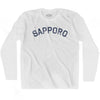 Sapporo Vintage City Adult Cotton Long Sleeve T-shirt by Ultras