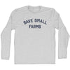 Save Small Farms Adult Cotton Long Sleeve T-shirt by Tribe Lacrosse