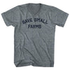Save Small Farms Adult Tri-Blend V-neck T-shirt by Tribe Lacrosse