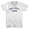 Save Small Farms Adult Cotton V-neck T-shirt by Tribe Lacrosse