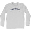 Scrantoncity Adult Cotton Long Sleeve T-shirt by Tribe Lacrosse