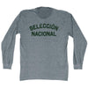 Seleccion  Nacional Hunter Green Text Adult Tri-Blend Long Sleeve T-shirt by Tribe Lacrosse