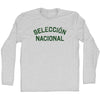 Seleccion  Nacional Hunter Green Text Adult Cotton Long Sleeve T-shirt by Tribe Lacrosse