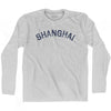 Shanghai Vintage City Adult Cotton Long Sleeve T-shirt by Ultras