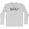 Sicily Adult Cotton Long Sleeve T-shirt by Tribe Lacrosse
