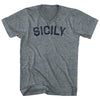 Sicily Tri-Blend V-neck Womens Junior Cut T-shirt by Tribe Lacrosse