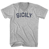Sicily Adult Cotton V-neck T-shirt by Tribe Lacrosse