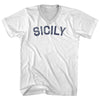 Sicily Adult Cotton V-neck T-shirt by Tribe Lacrosse