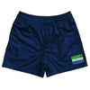 Sierra Leone Country Heritage Flag Rugby Shorts Made In USA by Rugby Shorts