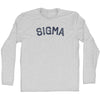 Sigma Adult Cotton Long Sleeve T-shirt by Tribe Lacrosse