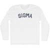 Sigma Adult Cotton Long Sleeve T-shirt by Tribe Lacrosse