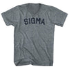 Sigma Adult Tri-Blend V-neck T-shirt by Tribe Lacrosse