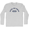 Sink Or Swim 2033 Adult Cotton Long Sleeve T-shirt by Tribe Lacrosse