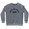 Sink Or Swim 2035 Adult Tri-Blend Sweatshirt by Tribe Lacrosse